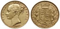 1 funt 1869, Londyn, złoto próby 916.7, 7.98 g,