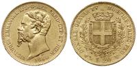 20 lirów 1860, Genua, znak menniczy kotwica, zło