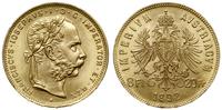 8 florenów = 20 franków 1892, Wiedeń, restrike -