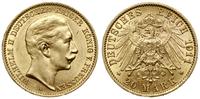 20 marek 1911 A, Berlin, złoto 7.95 g, próby 900