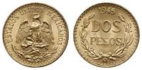 2 peso 1945, nowe bicie (restrike), złoto próby 