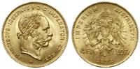 4 floreny = 10 franków 1892, Wiedeń, NOWE BICIE,