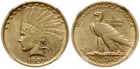 10 dolarów 1907, Filadelfia, typ Indian head / E