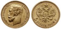 5 rubli 1902 АР, Petersburg, złoto 4.30 g, próby