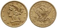 5 dolarów 1906 S, San Francisco, typ Liberty wit