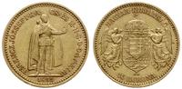 10 koron 1892 KB, Krzemnica, złoto 3.37 g, próby