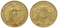 10 koron 1893 KB, Krzemnica, złoto 3.36 g, próby
