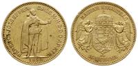 10 koron 1898 KB, Krzemnica, złoto 3.36 g, próby