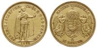 10 koron 1899 KB, Krzemnica, złoto 3.36 g, próby
