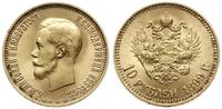 10 rubli 1899 AГ, Petersburg, złoto próby 900, 8