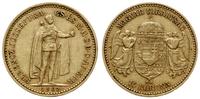 10 koron 1902 KB, Krzemnica, złoto 3.37 g, próby