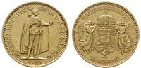10 koron 1904 KB, Krzemnica, złoto 3.36 g, próby