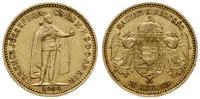 10 koron 1904 KB, Krzemnica, złoto 3.38 g, próby