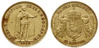 10 koron 1906 KB, Krzemnica, złoto 3.37 g, próby