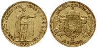 10 koron 1910 KB, Krzemnica, złoto 3.38 g, próby