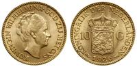 10 guldenów 1926, Utrecht, złoto 6.73 g, próby 9