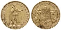 10 koron 1901 KB, Krzemnica, złoto próby 900, 3.