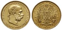 20 koron 1893, Wiedeń, złoto próby 900, 6.75 g, 