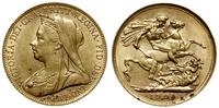 1 funt 1900, Londyn, złoto próby 916.7, 7.98 g, 