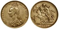 funt 1892 S, Sydney, emisja jubileuszowa, złoto 