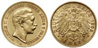 10 marek 1905 A, Berlin, złoto 3.97 g, próby 900