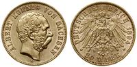 20 marek 1894 E, Muldenhütten, złoto 7.92 g, pró
