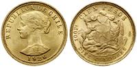 100 peso = 10 condores 1926 S, Santiago, złoto 2