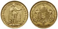 10 koron 1909 KB, Krzemnica, złoto 3.38 g, próby