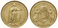 10 koron 1911 KB, Krzemnica, złoto 3.37 g, próby