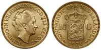 10 guldenów 1926, Utrecht, złoto 6.73 g, próby 9