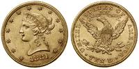10 dolarów 1881, Filadelfia, typ Liberty head wi