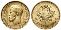 10 rubli 1899 (А•Г), Petersburg, złoto 8.60 g, p