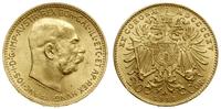 20 koron 1915, Wiedeń, NOWE BICIE, złoto 6.76 g,