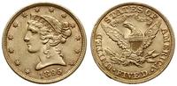 5 dolarów 1895, Filadelfia, typ Liberty Head, zł