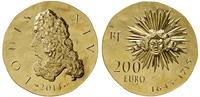 200 euro 2014, Paryż, Ludwik XIV 1643-1715, złot