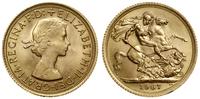 1 funt 1967, Londyn, złoto, 7.99 g, próby 916.7,