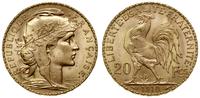 20 franków 1910, Paryż, typ Marianna, złoto, 6.4