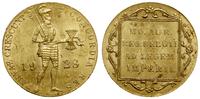 dukat 1928, Utrecht, złoto 3.49 g, próby 986, pi