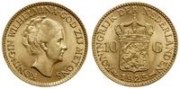 10 guldenów 1925, Utrecht, złoto 6.72 g, próby 9