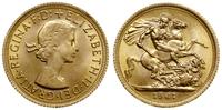 funt 1967, Londyn, złoto 7.99 g, próby 917, pięk