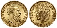 20 marek 1888 A, Berlin, złoto 7.96 g, próby 900