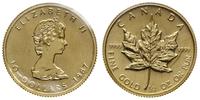 10 dolarów 1987, Maple Leaf, złoto ok. 7.79 g, p