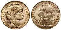 20 franków 1911, Paryż, typ Marianna, złoto 6.45