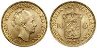 10 guldenów 1926, Utrecht, złoto 6.72 g, próby 9