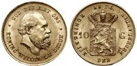 10 guldenów 1875, Utrecht, złoto 6.72 g, próby 9