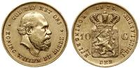 10 guldenów 1875, Utrecht, złoto 6.70 g, próby 9
