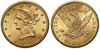 10 dolarów 1903 S, San Francisco, typ Liberty he