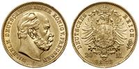 20 marek 1872 A, Berlin, złoto 7.95 g, próby 900