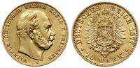 10 marek 1877 C, Frankfurt, złoto 3.95 g, próby 