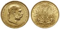 20 koron 1904, Wiedeń, głowa w wieńcu laurowym, 